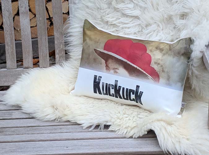 Kissen Motiv Kuckuck klein - Kollektion Tradtion